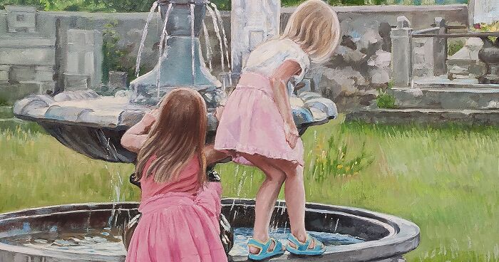 After Having Triplets, I'm Constantly Inspired To Paint Them (25 Pics)