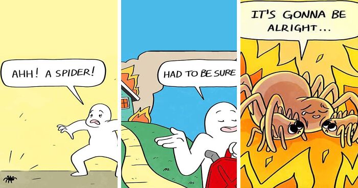 If You Have A Dark Sense Of Humor, You Will Probably Enjoy These Comics With Twisted Endings By ToothyBj (55 New Pics)