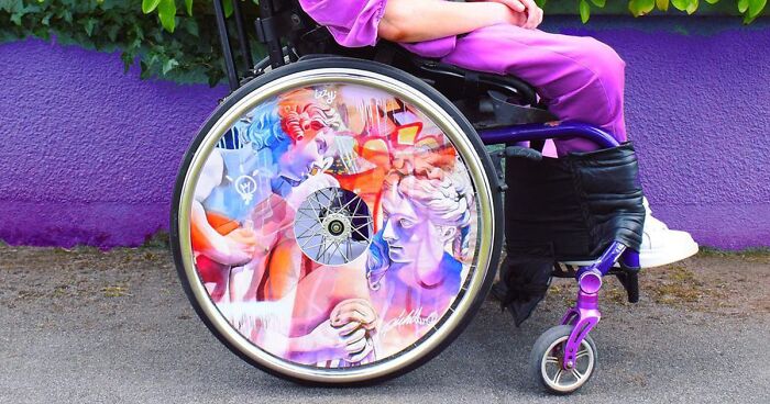 These Sisters Make Wheelchair Covers To Brighten Up People's Lives (54 Pics)