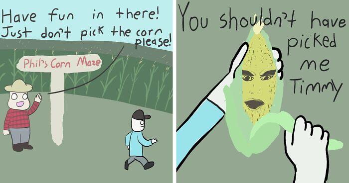 I Created These 21 Ridiculous Comics Based On Halloween Prompts