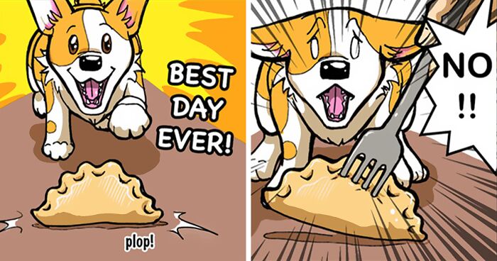 I Draw Comics About My Life With My Two Rescue Dogs, And Here Are 26 More