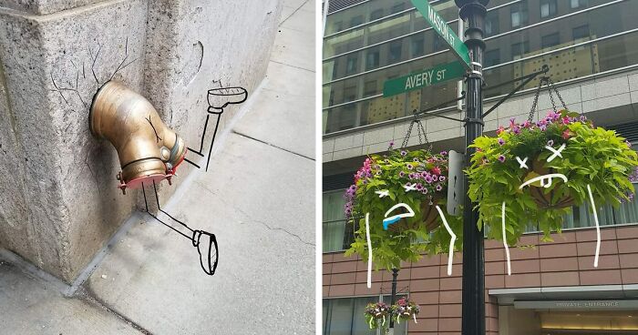 39 Creative Drawings On Pictures Of Everyday Objects Created By This Artist