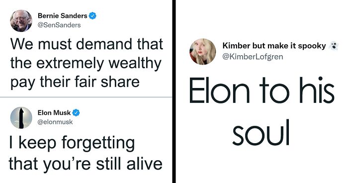 People Come To Bernie Sanders’ Defense When Elon Musk Replies To His Tweet About Taxes With A Childish Remark About His Age (19 Tweets)