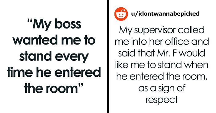 Woman Forgets To Stand Up When Her Boss Entered The Room, Is Almost Fired