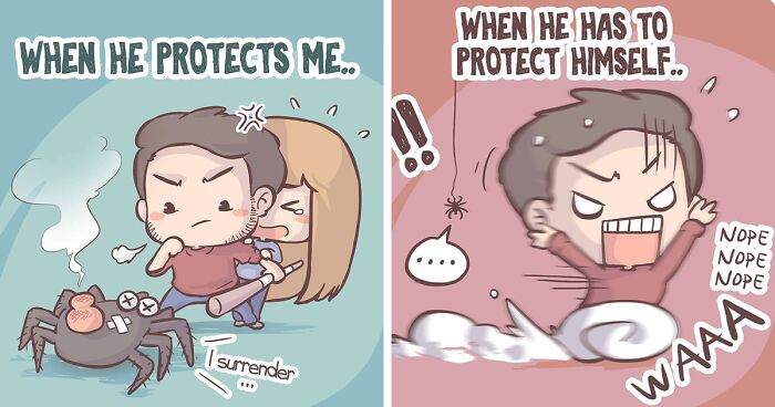 This Couple Show What Their Everyday Life Looks Like In Their Silly And Adorable Comics (70 Pics)