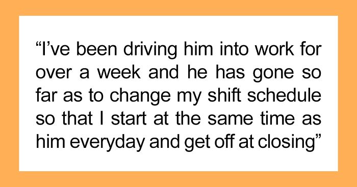 “Said I Should Be Glad To Even Have A Job”: Entitled Boss Expects Employee To Drive Him Home Every Day After His Car Breaks Down