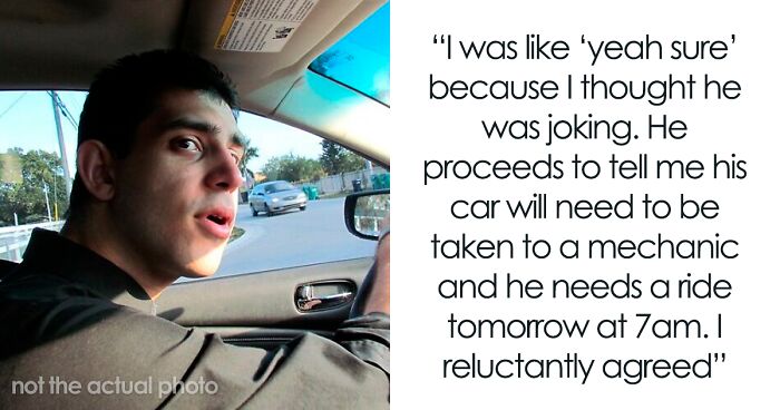 Person Regrets Driving Their Boss Home As Boss Now Thinks He’s Entitled To Free Daily Rides