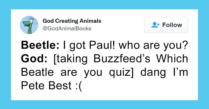 Here's What God Must've Told The Animals While He Was Creating Them (30 Funny Tweets)