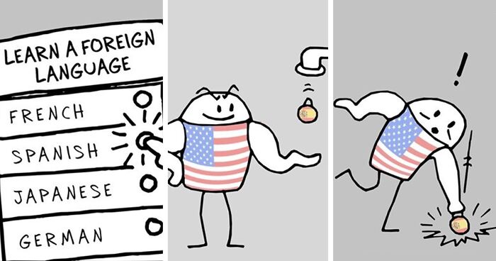 62 New Comics That Show The Funny Differences Between Different Countries And Languages