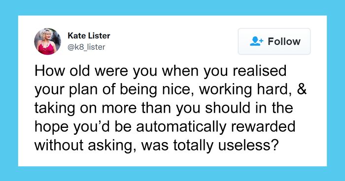 Working Hard And Being Good Isn't Enough, According To This Twitter Thread (48 Tweets)