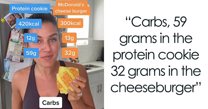 Personal Trainer Explains How A McDonald's Cheeseburger Is Better Than A Protein Cookie