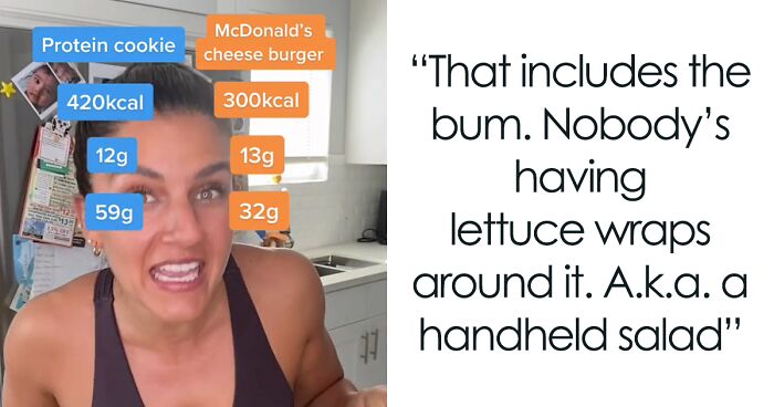 Personal Trainer Says A McDonald's Cheeseburger Is Healthier Than A Protein Cookie, Follows Up With Proof