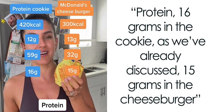 Personal Trainer Proves That You Should Save Your Money And Buy A McDonald's Cheeseburger Instead Of A Protein Cookie