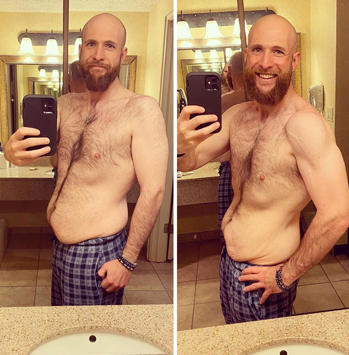 Guy Gives Up Alcohol And Transforms His Life, Here's His Progress After 5 Years