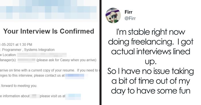 Guy's Recruiter Schedules An Interview With An Employer Who Just Fired Him, Funny Live-Tweeting Ensues