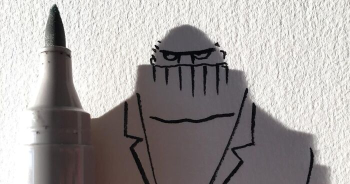 Belgian Artist Uses Shadows To Create Fun Illustrations (50 Pics)