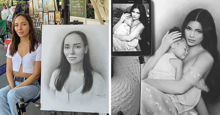 Russian Street Artist Nikolay Yarakhtin Does Realistic Portraits In An Hour (102 New Pics)