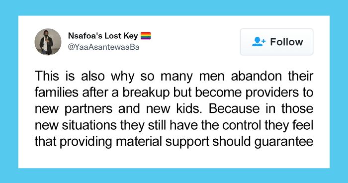 Educational Professional Shares Her Insights About Why Some Men Don’t Want To Pay Child Support And Many People On Twitter Believe It Makes Sense