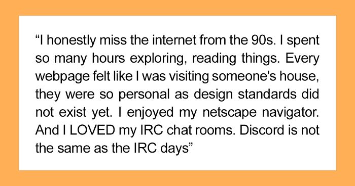 People In This Online Group Are Discussing 25 Things They Miss The Most From The 1990s Era