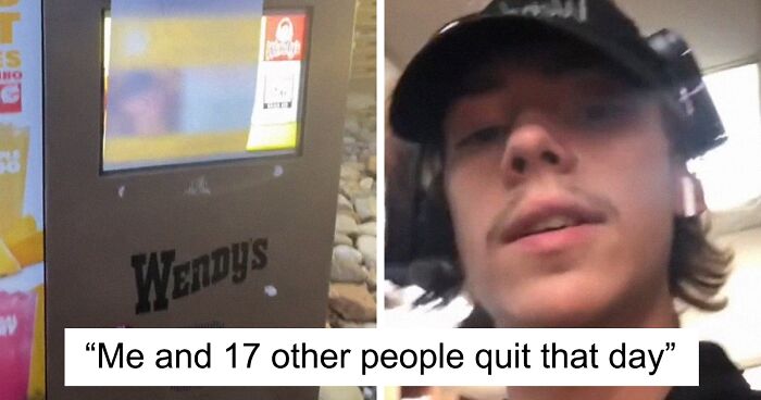 Employee At Wendy's Who Was Working 85 Hours A Week Without Days Off Shares A Video Of How 18 People Quit The Same Day