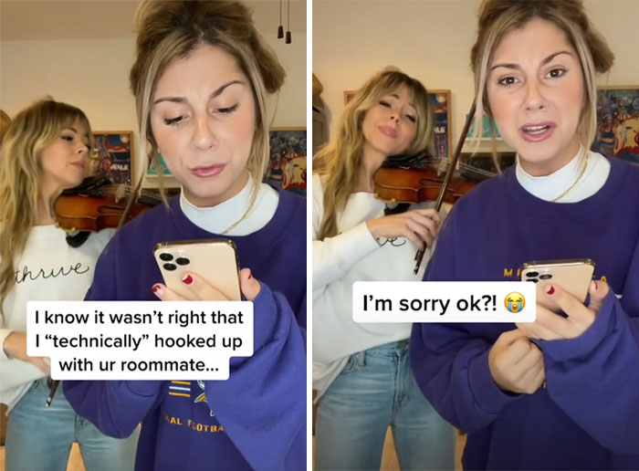 Singer Performs Dramatic Reading Of Cheating Ex’s Apology Text To Sad Violin Music, Goes Viral With 4.3 Million Views On TikTok