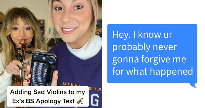 Woman Turns Her Cheating Ex's Self-Pitying Apology Into A Viral Dramatic Performance To Sad Violin Music