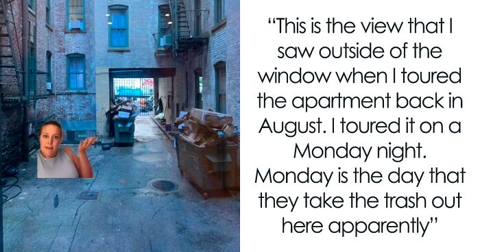 Woman Moves To $1,575/Month Flat In New York, Finds Out Her Yard Is A Literal Dumpster