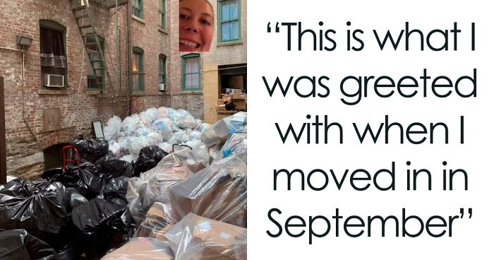 Woman Moves To An Expensive Flat In NYC, Finds Out Her Yard Is Filled With Trash