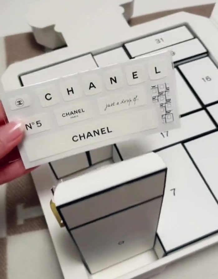 Chanel's Underwhelming Advent Calendar Is Getting Dragged On TikTok -  Betches