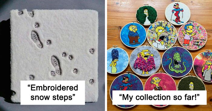 40 People Who Mastered The Art Of Embroidery And Shared Their Incredible Works Online (New Pics)