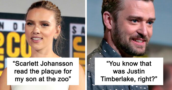 47 Times People Met Celebrities They Had Absolutely No Idea Were Famous Or Didn't Act On It Even If They Did