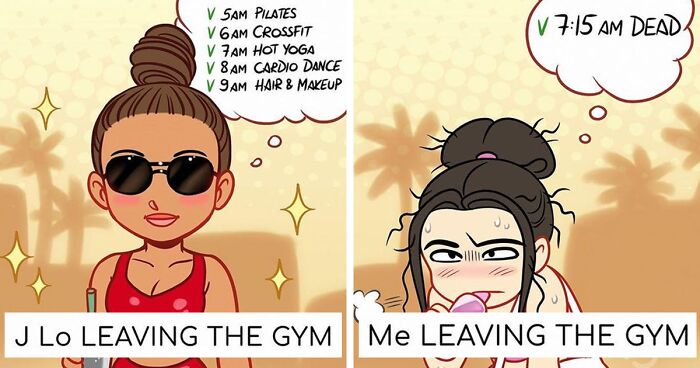 78 New Funny And Relatable Comics About Trying To Stay Fit And Other Everyday Struggles By Cassey Ho