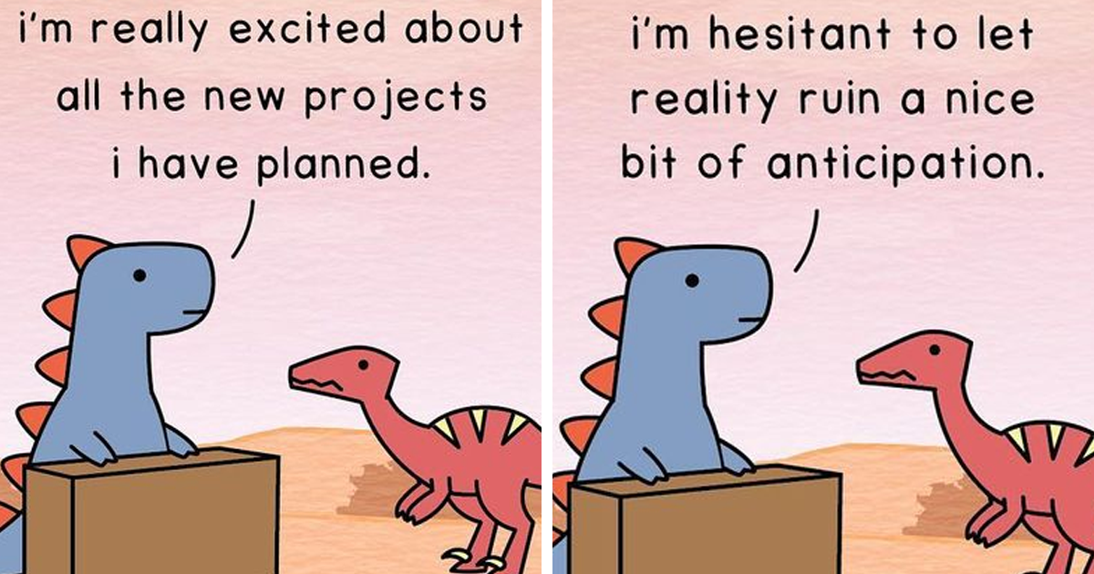 77 Honest Comics About Mental Health Illustrated With Dinosaurs (New ...