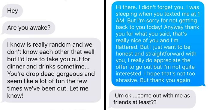 'Nice Guy' Can't Handle Rejection, Immediately Changes His Ways