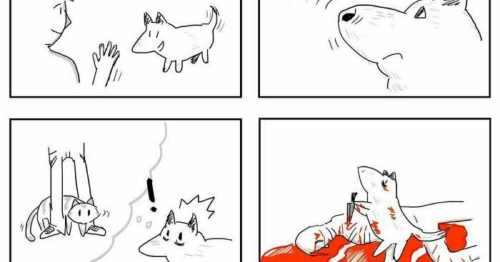 34 Funny Comics By Xibang That Show What It's Like To Live With A Dog