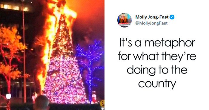 54 Of The Hottest Jokes About The Fox News Christmas Tree Burning Down