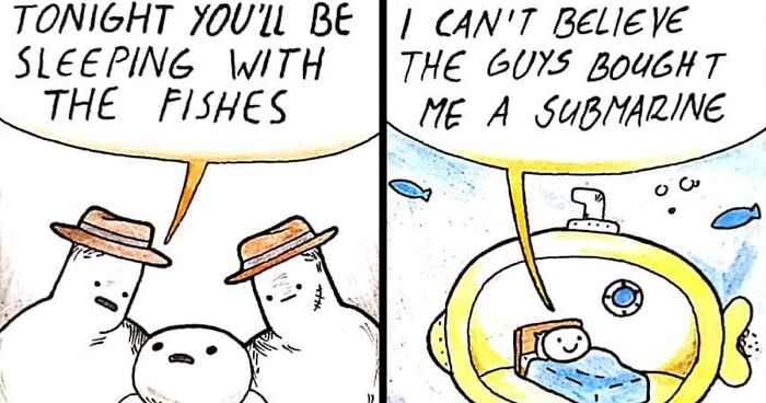 Artist Fights His Depression With 60 Ridiculously Funny Comics (New Pics)