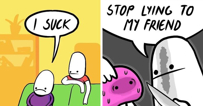 60 New Hilarious And Dark Comics With Unexpected Endings By Artist Who Was Struggling With Depression