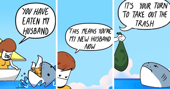 In Order To Fight His Struggles With Depression, This Artist Created Hilariously Dark And Unexpectedly Twisted Comics (60 New Pics)