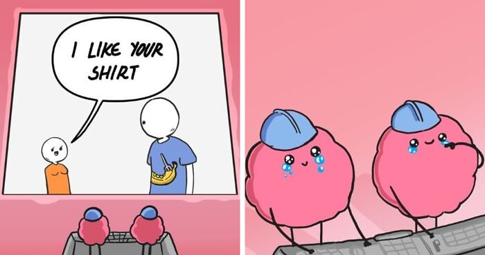 Artist Fights His Depression By Creating Hilariously Dark And Ridiculously Twisted Comics With Unexpected Endings (60 New Pics)