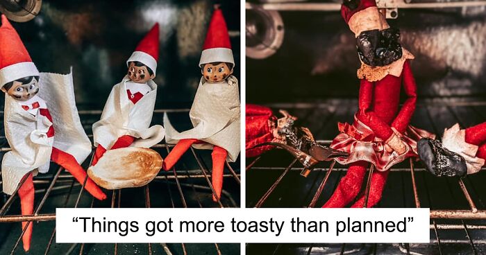 58 Times Parents Tried Creative Elf On The Shelf Ideas That Went Horribly Wrong