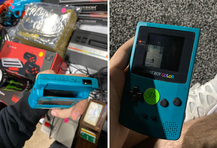 Surreal Moment Today. I Went To Oaks, PA "Too Many Games" Expo. Found My Gameboy From Early 2000’s