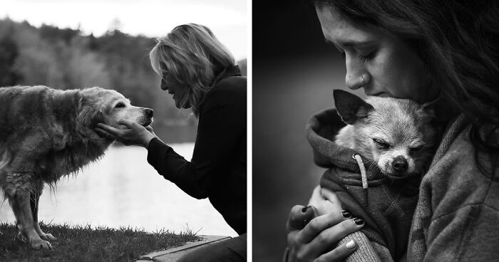 This Photographer Captures The Touching Moments Of People Saying Goodbye To Their Pets (17 Pics)