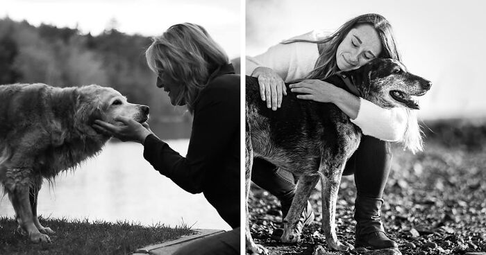 This Photographer Captures The Touching Moments Of People Saying Goodbye To Their Pets (17 Pics)