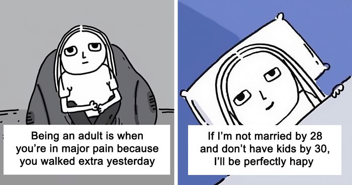 67 Sarcastic And Relatable Comics About Reluctant Adults By This Artist