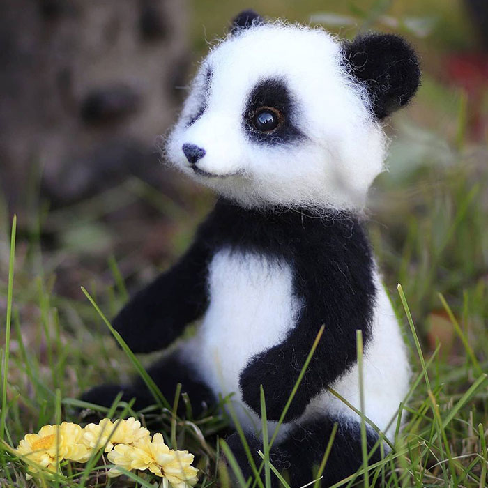 70 New Adorable Felted Wool Animals Made By Russian Artist Yulia Derevschikova