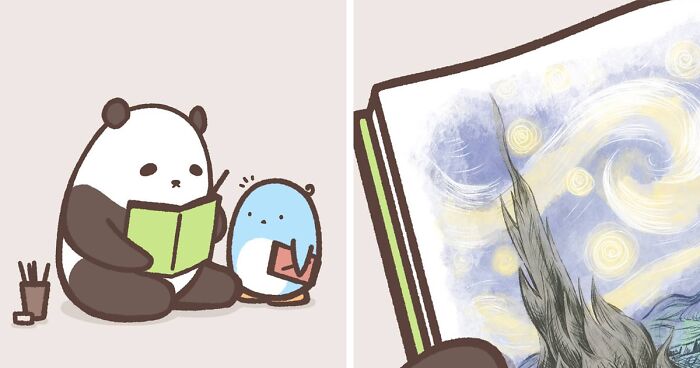 Artist Illustrates The Life Of A Penguin In Cute Comics With Unexpected Twists, And Here Are 68 Of The Best Ones