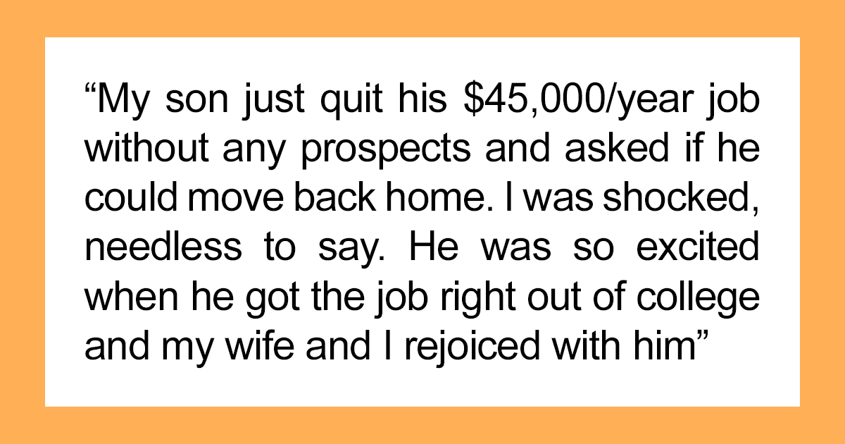 Dad Sets An Example By Supporting His Son Who Quit His $45,000 Job And ...