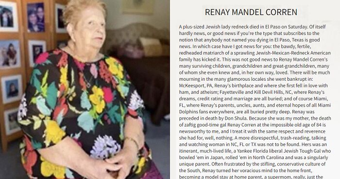 Gay Son Writes A Funny Obituary For His “Bawdy, Rowdy” Mother, And The Internet Can’t Get Enough