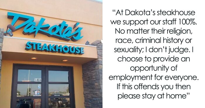 A Restaurant Owner Supported His Employees By Hilariously Replying To A Homophobic Customer That Complained About Being Served By A Guy With Painted Nails